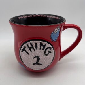Universal Studios Dr. Seuss Thing 2 Islands of Adventure Ceramic Coffee Mug